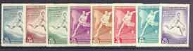 Paraguay 1962 Tennis Championship (2nd Issues) set of 8 u...