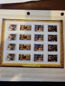 Stamps Ireland Scott #1572-5 never hinged sheetlet