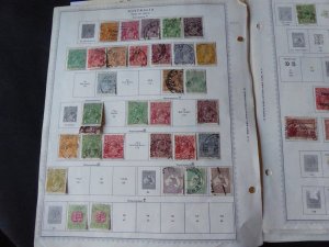 Australia 1909-1974 Stamp Collection on Album Pages