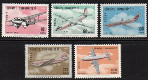 Turkey Sc #C39-C43 Mint Hinged