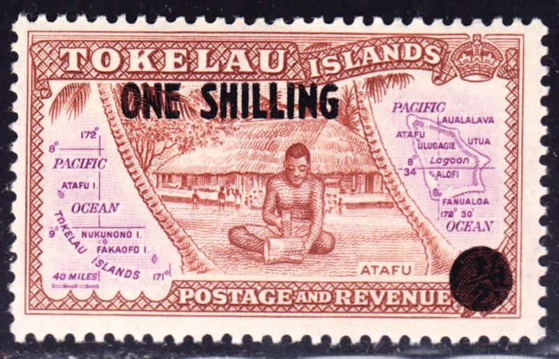 Tokelau Scott 5  F to VF mint OG VLH.