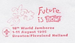 Meter top cut Netherlands 1995 ( FM 10884 ) 18th World Jamboree Dronten Flevolan