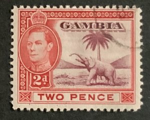 GAMBIA 1938 DEFINITIVES 2d  SG153a  FINE USED