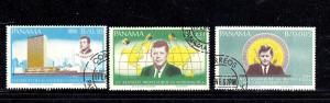 PANAMA #473-473B  1966  JFK     MINT VF NH O.G   CTO