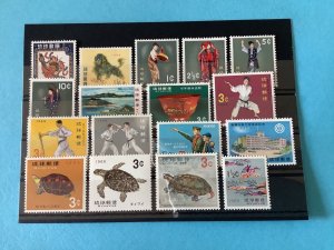Ryukyu Islands 1959 -1966 Mint Never Hinged  Stamps R46354 