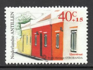 Netherlands Antilles Scott B333 UNH - 1999 Willemstad Buildings - SCV $0.80