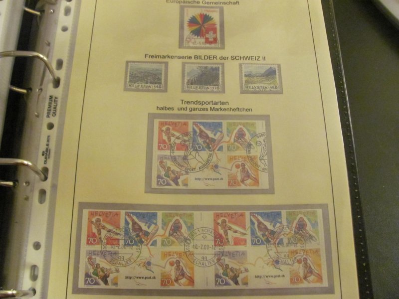 SWITZERLAND 1978-2005 STAMPS & COVERS XF COULD BE AS MUCH AS $2000 CATALGUE(188)