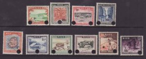 Niue-Sc#106-15-unused NH surcharged set-1967-