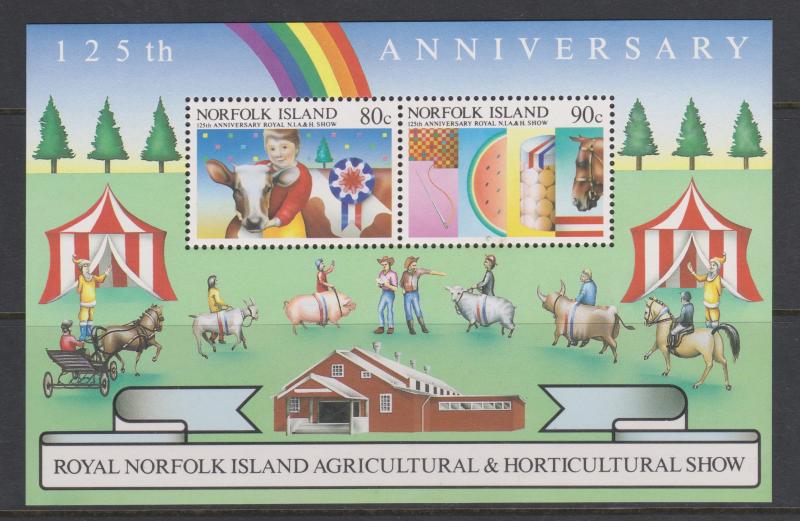 Norfolk Island 1985 Royal Show Miniature Sheet Sc#372a MNH