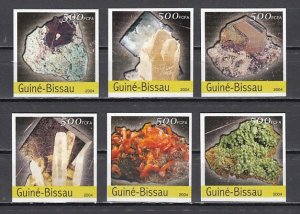 Guinea Bissau, 2004 issue. Minerals & Meteorites, IMPERF issue.