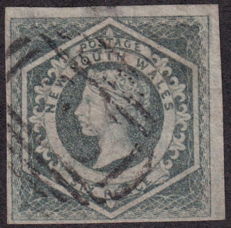 Australis - New South Wales 1854-1855 SC 27 Used 