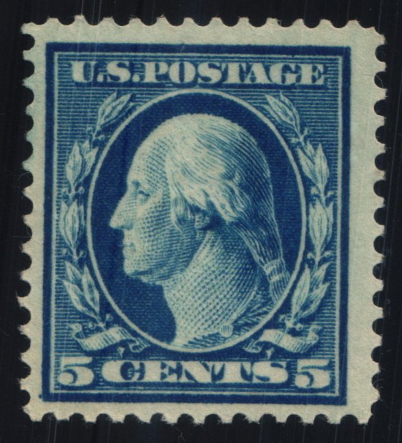 US Scott #378 - F - 5c Blue -Washington - MNH - 1911