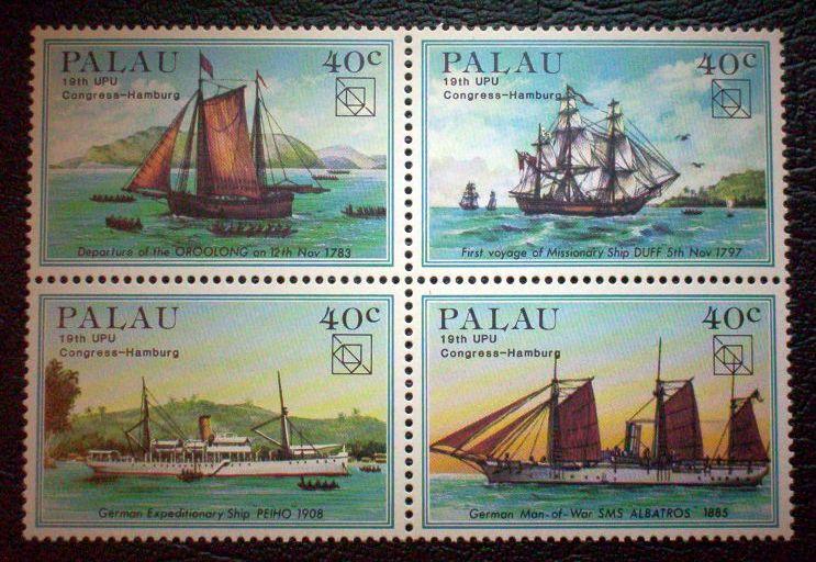 Palau Scott #54a mnh