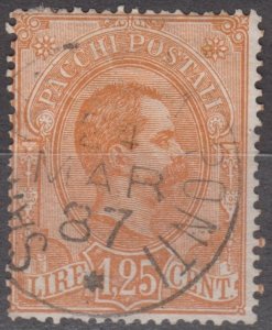 Italy Scott #Q5 1884 Used