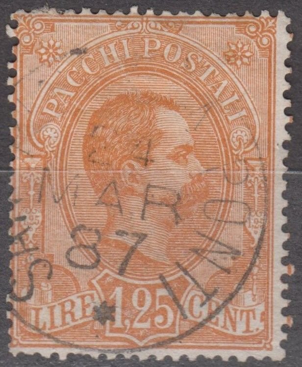 Italy Scott #Q5 1884 Used