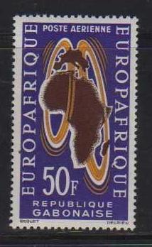 Gabon MNH Sc# C19 Design 2012CV $1.60