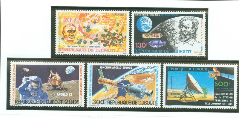 Djibouti #517-518/C135-C137 Mint (NH) Single (Complete Set) (Space)