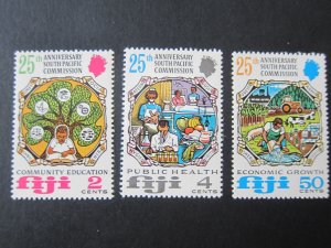 Fiji 1971 Sc 321-323 set MNH