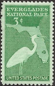 # 952 MINT NEVER HINGED EVERGLADES NATIONAL PARK