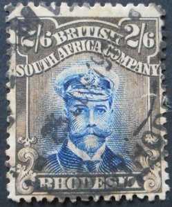 Rhodesia Admiral Die II Two Shillings and Six Pence SG 236 used