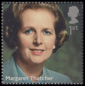 GB 3642 Prime Ministers Margaret Thatcher 1st single (1 stamp) MNH 2014