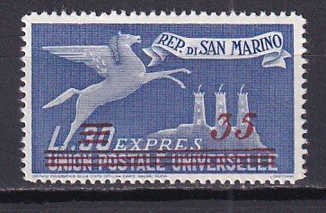 1948 - SAN MARINO - SPECIAL DELIVERY - Scott # E19 - MNH **