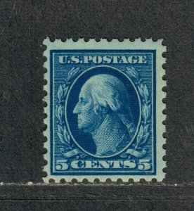 US Sc#428 M/H/F-VF, Perf Disc Indent, Cv. $75