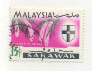 Sarawak Sct # 233; Used; pencil on back