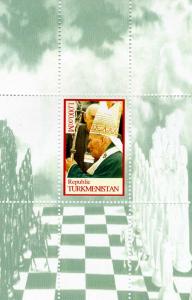 Turkmenistan, Pope John Paul II, Mint S/S MNH