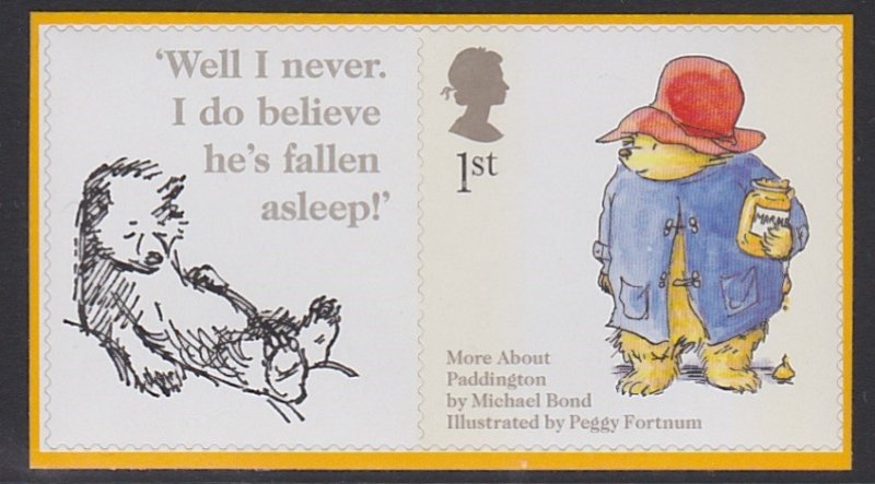 2341 2006 Animals From Children's Books Self-Adhesive With Label MNH