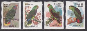 Brazil, Fauna, Birds, Parrots MNH / 1980