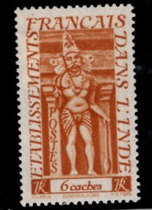 FRENCH INDIA  Scott 215 MH* Apsaras stamp