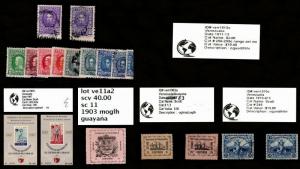 VINTAGE:VENEZUELA ASSORTMENT USD,OG,NH SCOTT  $1435 EST LOT # 2000