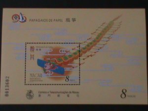 MACAU-CHINA-1996-SC#848 TAIBAI INTEL. STAMP SHOW- PAPER KITES MNH S/S VF