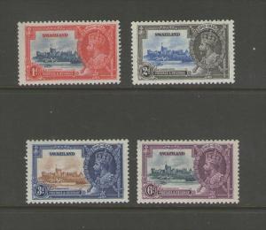 Swaziland 1935 Silver Jubilee SG 21-24 set MH