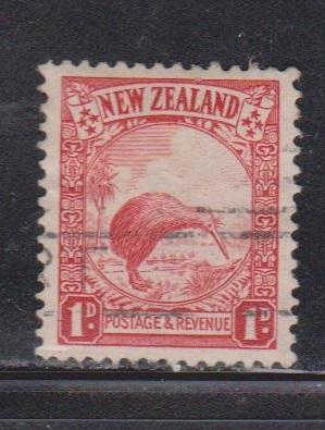 NEW ZEALAND Scott # 186 Used - Bird - Kiwi