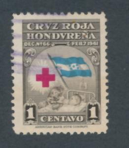 Honduras 1945 Scott RA3 used - 1c, Mother & Child