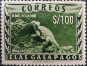 OH) 1957 GALAPAGOS ISLANDS - ECUADOR POSSESSION OF THE GALAPAGOS ISLANDS,  ECUAD