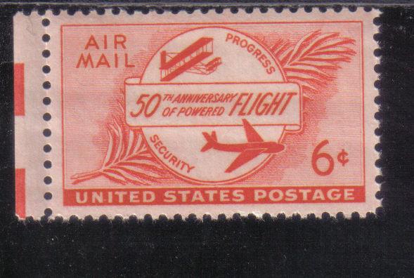 C47 - .06 Powered Flight 50 Years mnh f-vf.