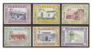 2007 HONG KONG HERITAGE Declared Monuments 6V STAMP