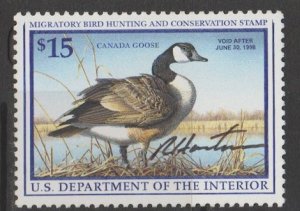 U.S. Scott Scott #RW64 Duck Stamp - Mint NH Single - Signed by Artist