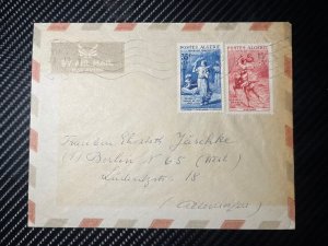 1967 Algeria Airmail Cover to West Berlin Germany