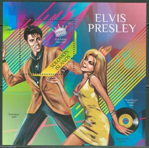 SOLOMON ISLANDS  2013  ELVIS PRESLEY NANCY SINATRA SOUVENIR SHEET MINT NH