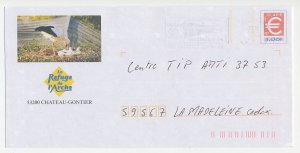 Postal stationery / PAP France 2002 Bird - Stork