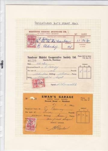 queensland stamp duty stamps ref r14400 