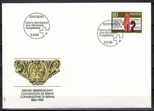 Switzerland, Scott cat. 801. Music Copyrights issue. First day cover. ^