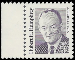 #2189 52c Hubert H. Humphrey 1991 Mint NH