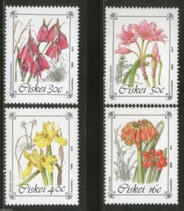 Ciskei 1988 Endangered & Protected Plant Species Trees Flora Sc 118-21 MNH #4274