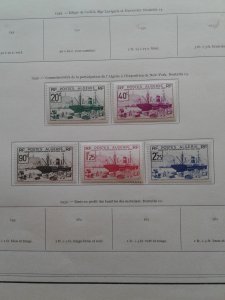 Algeria 126-130 F-VF MH. Scott $ 23.90