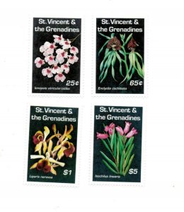 St. Vincent 1994 SC# 2035-42 Orchids, Flowers, Flora - Set of 4 Stamps - MNH
